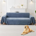 Divano confortevole con ante regolabile blu