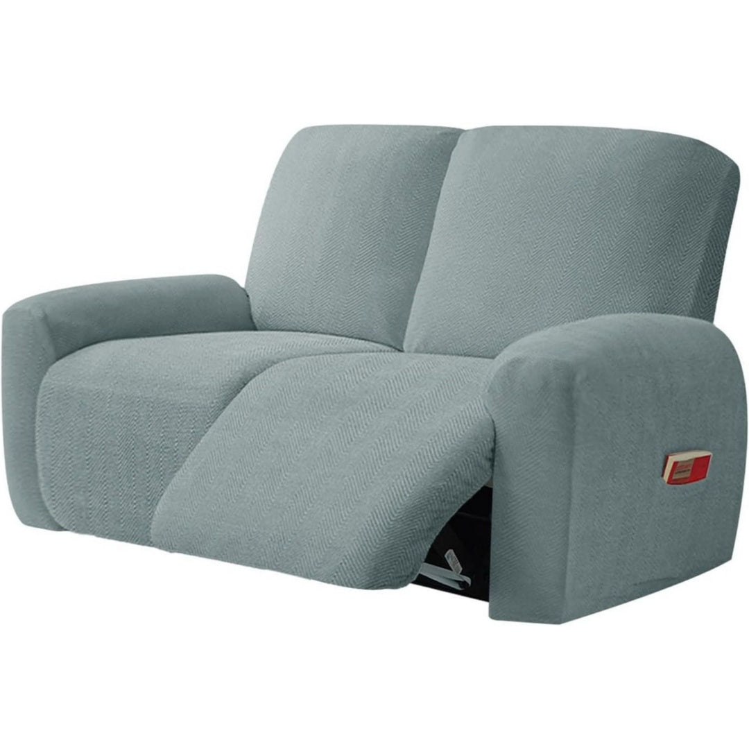 Seduta imbottita Copripoltrona Relax Reclinabile Braccioli Copri grigio