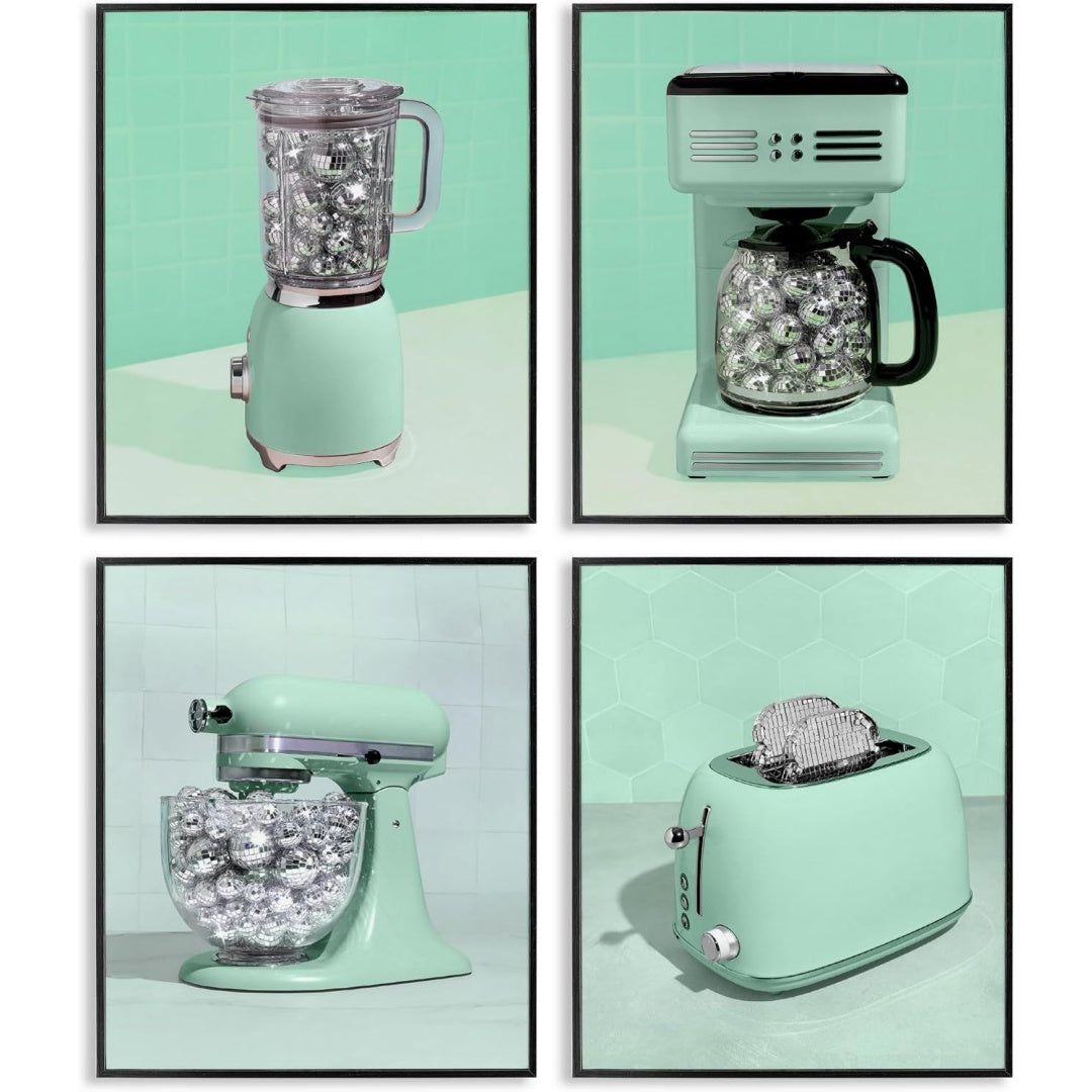 Mobile funzionale verde stile vintage