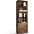 Libreria contenitore regolabile con ripiani marrone