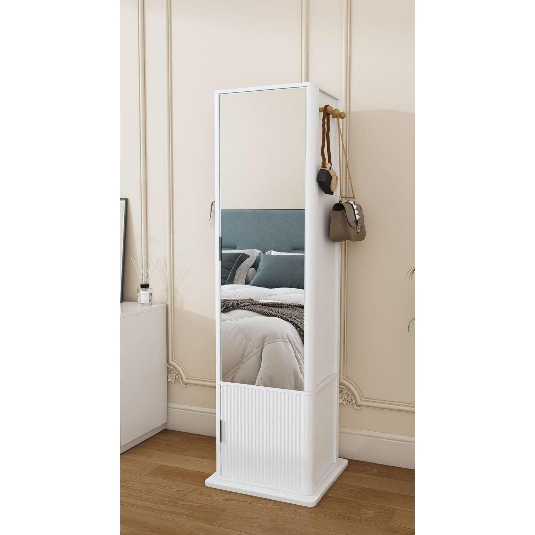 Arredo per soggiorno girevole con illuminazione LED bianco