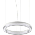 Lampadari con illuminazione LED struttura in metallo bianco