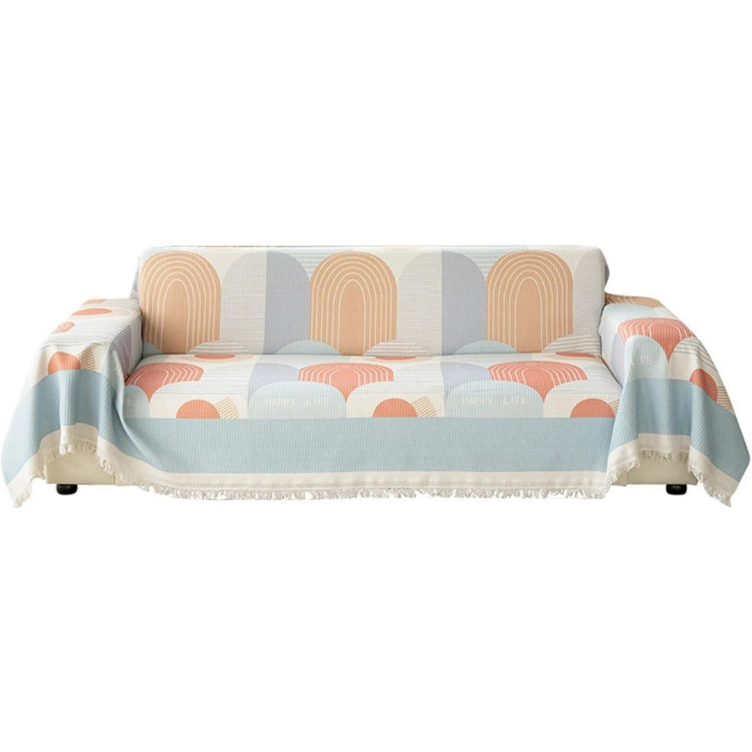 Divano confortevole Cane Throw Blanket, Copriletto, Geometrico oro