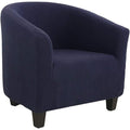 Seduta lounge Coprisedia Club, elegante accogliente coprisedia, blu