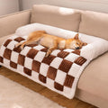 Divano confortevole Cozy Couch Cover, divertente tappetino crema