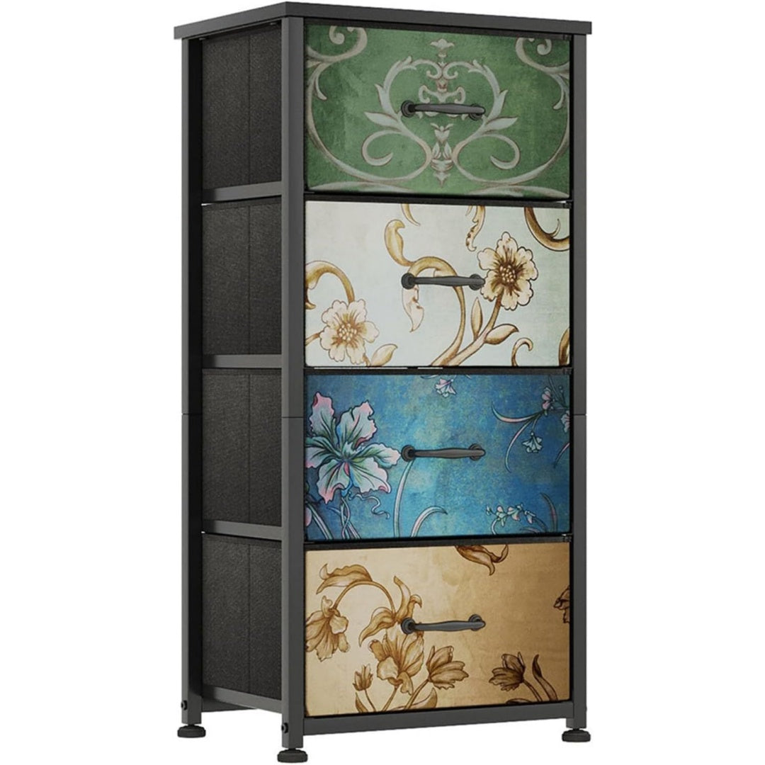 Arredo per soggiorno con cassetti regolabile oro