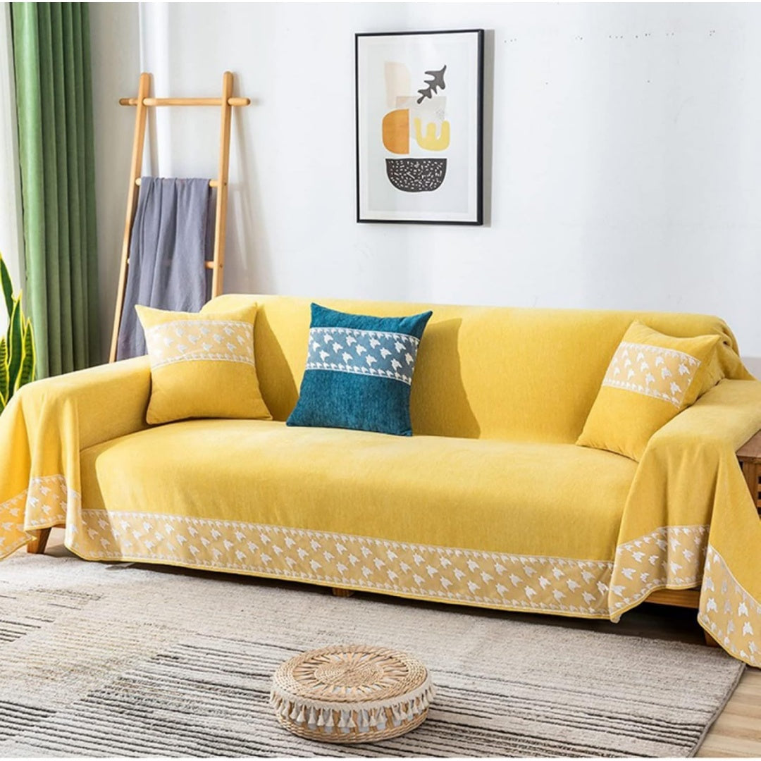Seduta imbottita Copridivano Coperta, Copridivano Coperta, Poliestere nero